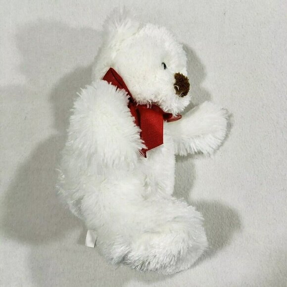 Hallmark Beary Huggable Bear Plush Soft Toy Valentine Love Red Bow Hug Cuddle - Picture 4 of 10
